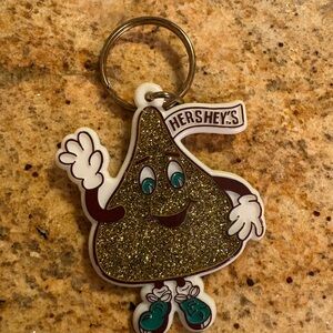 Hershey's Kiss Glitter Keychain